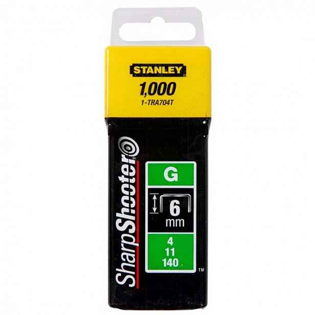 Stanley - Spony typu G, 10 mm, 1000 ks 1-TRA706T