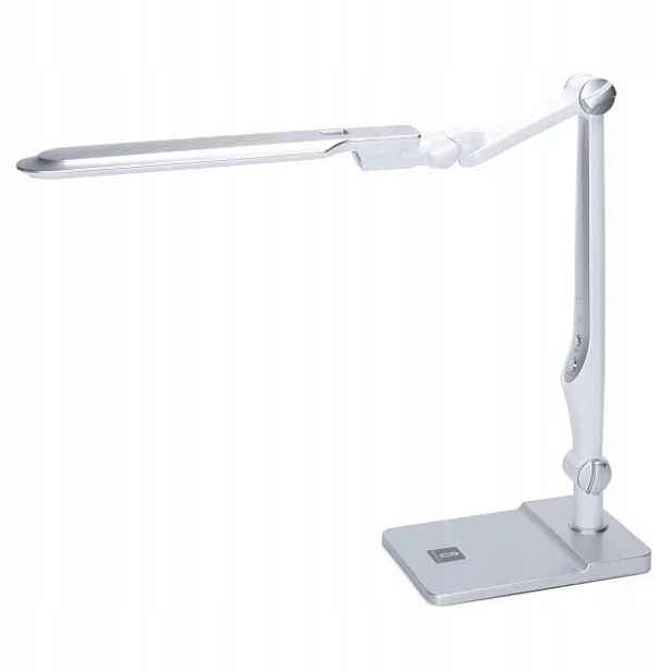Stolní Lampička 9W Dotyková Led Stolní Lampa Nastavitelná Stříbrná