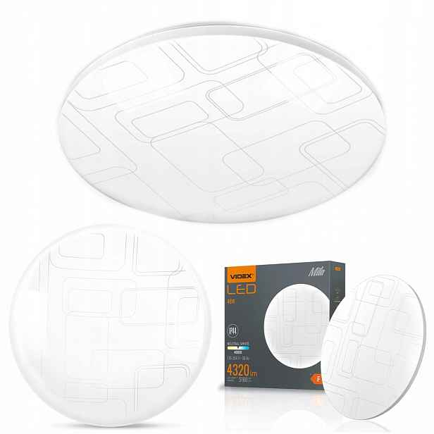 stropní svítidlo Led Do Koupelny Stropní Svítidlo Obdélníkové Svítidlo IP44 Bílé 48 W