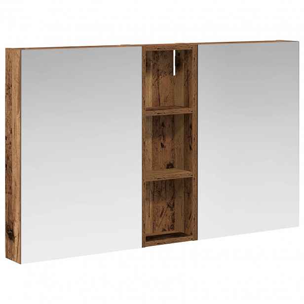 vidaXL Sada koupelnových skříněk 3 ks 100 x 10,5 x 60,5 cm