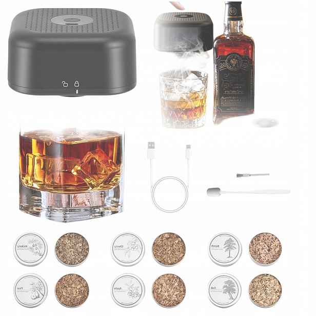 Elektrická Sada Na Uzení Whisky Smoker S Nářadím Na Nápoje