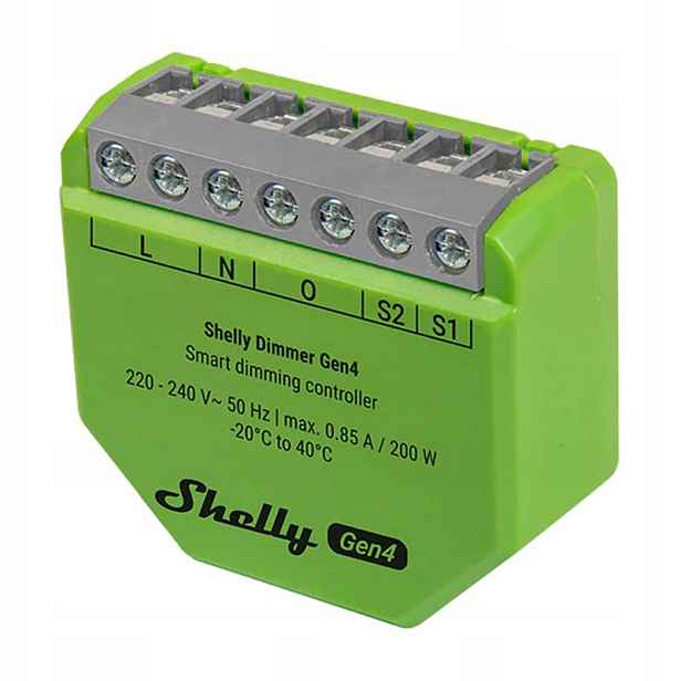 Inteligentní stmívač Shelly Dimmer Gen4 Zigbee/Matter