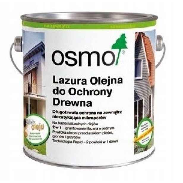 Osmo Olejová lazura na ochranu dřeva při fasádě teras Cedr 728 0,75 l
