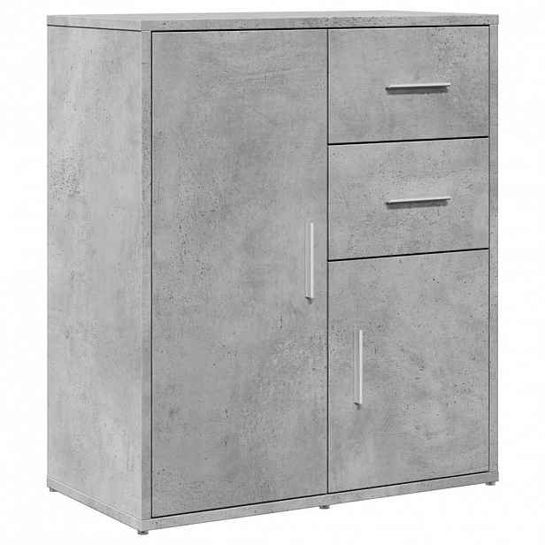 vidaXL Příborník betonově šedý 60 x 31 x 70 cm kompozitní dřevo