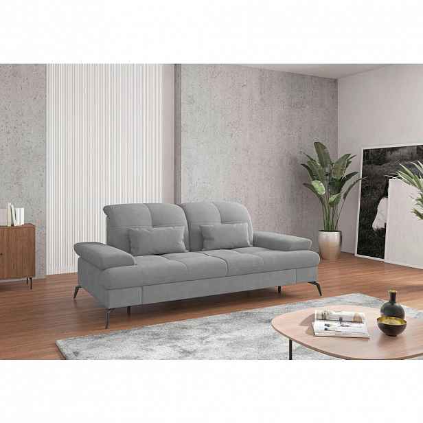 Sit & More 2,5SEDÁK, textil, šedá