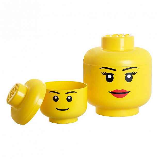 Úložný panáček LEGO® Girl, ⌀ 24,2 cm