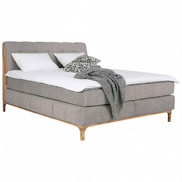 Livetastic POSTEL BOXSPRING, 180/200 cm, pískové barvy