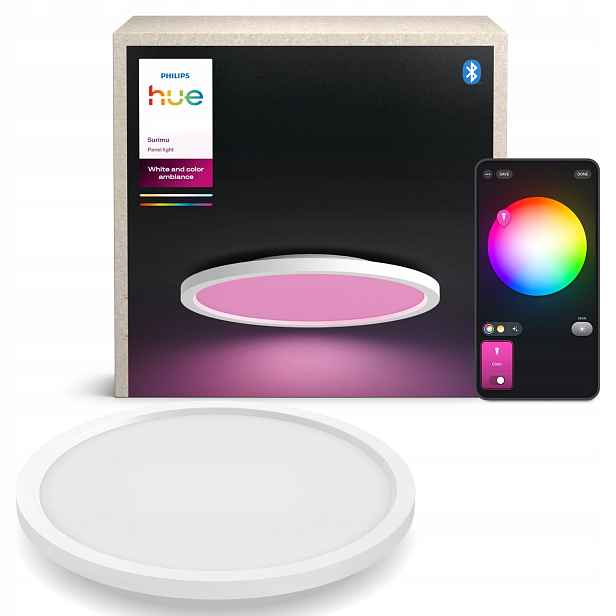 Led Stropní Svítidlo Stropní Svítidlo 40W bílé a barevné osvětlení Surimu Philips Hue