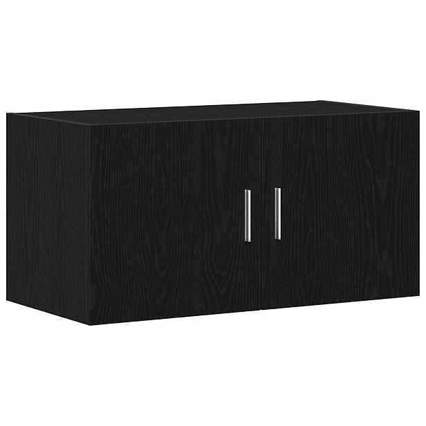 vidaXL Nástěnná skříňka Černý dub 80x39x40 cm Dřevěná konstrukce