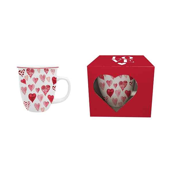 DUO - Hrnek 650ml HEARTS 1