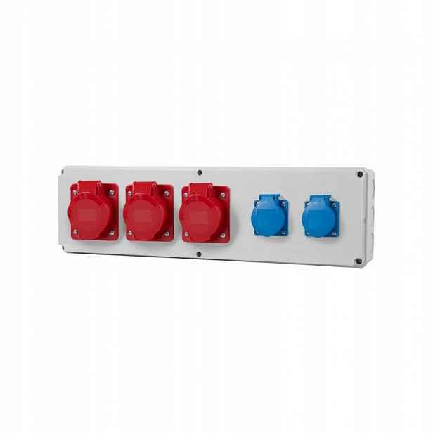 Rozvaděč Horizontal B zásuvky 16A/5P, 2x32A/5P, 2x230V F3.0439