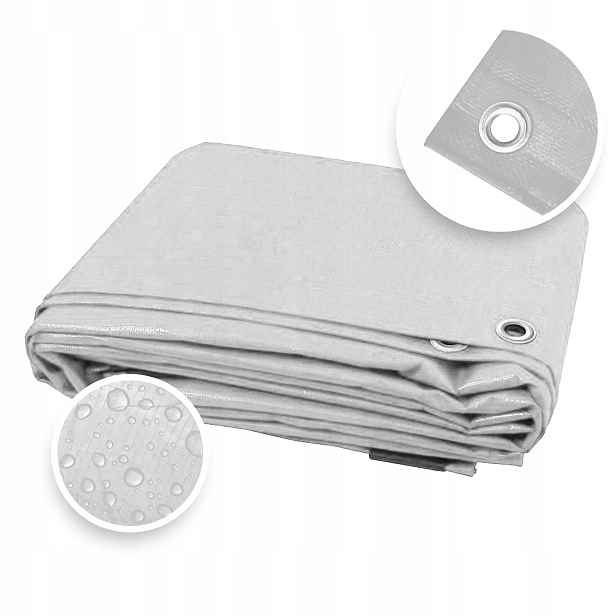 Silná plachta 140 g 4 m x 5 m Bílá Premium Gf Line