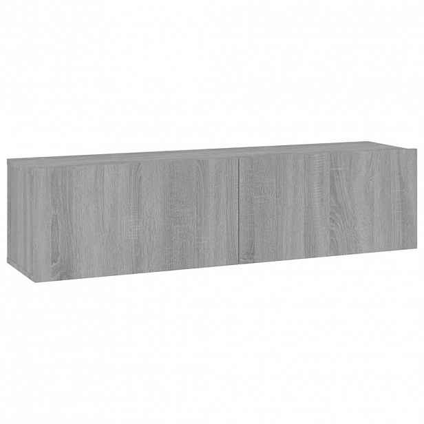 vidaXL TV skříňka šedá sonoma 120x30x30 cm kompozitní dřevo