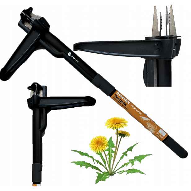 Vykopávač plevele zahradní kultivátor Fiskars kovový 90 cm