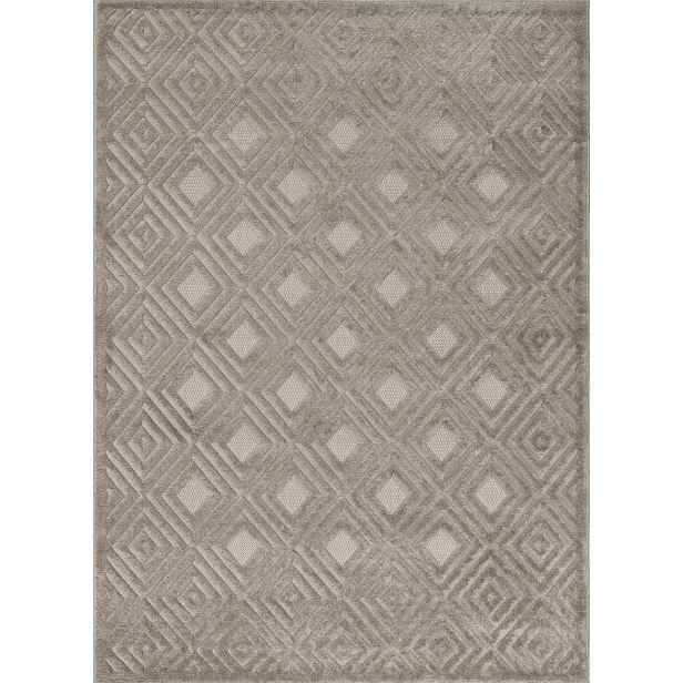 Koberec do obývacího pokoje, moderní vyřezávaný vzor boho 80x150 cm