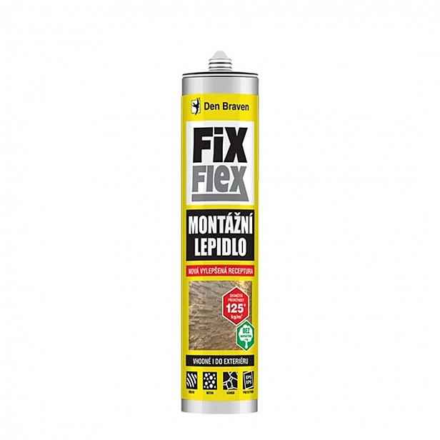 Den Braven - Montážní lepidlo FIX FLEX 310 ml kartuše bílá 50408FF