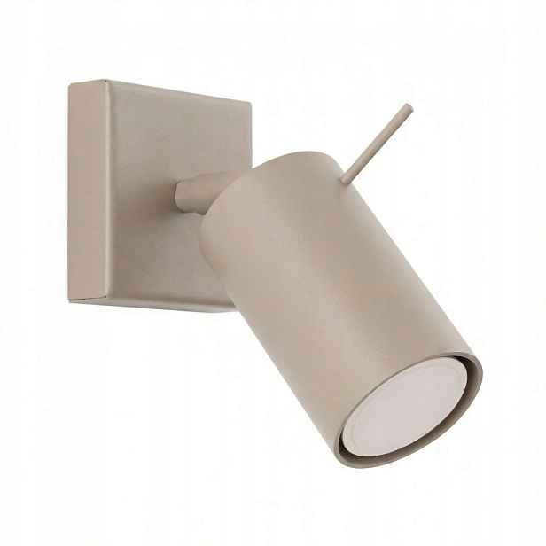 Nástěnná trubková lampa Gu10 Ring taupe Sollux