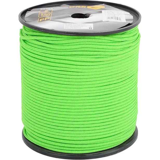 Šňůra Lano Vorel Polypropylenová Pp 5 mm 250 m Pletená Odolný vůči Uv záření