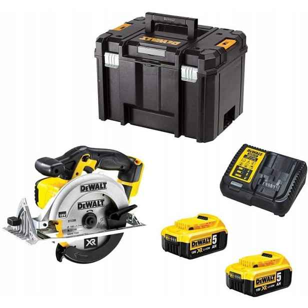 DeWalt DCS391P2 Akumulátorová kotoučová pila 2x5Ah