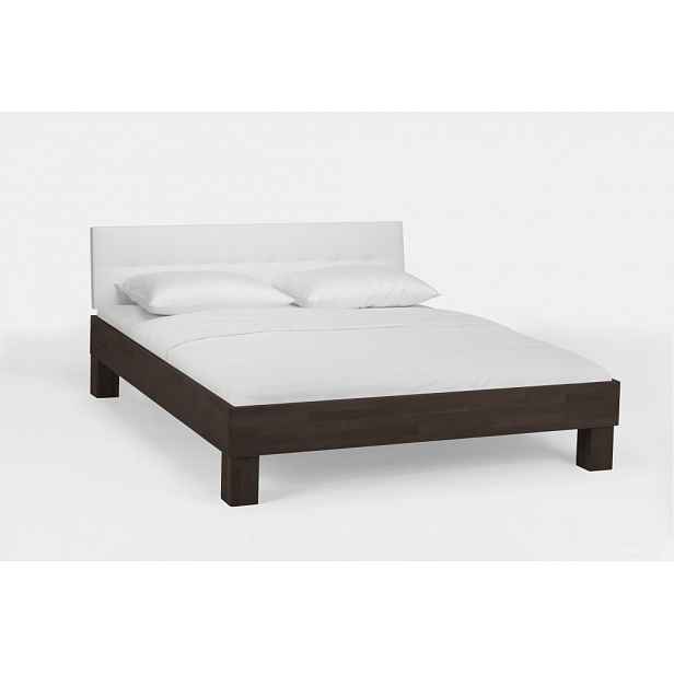 Postel Classic system 383.KT - F01 - masivní lakovaný buk - wenge 120 × 200 cm