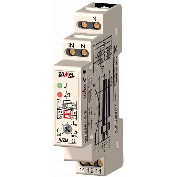 Soumrakový automat na kolejnici WZM-02 Zamel