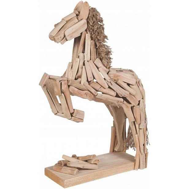 Dřevěný Dekorační Koník Do Domácnosti Figurka 45,5 x 40 x 19,5 cm; 5,95 kg Hkm