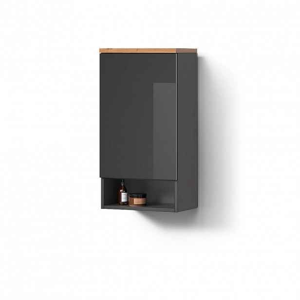 Livinity® SKŘÍŇKA DO KOUPELNY Tanaro Antracit 40 x 77.5 cm