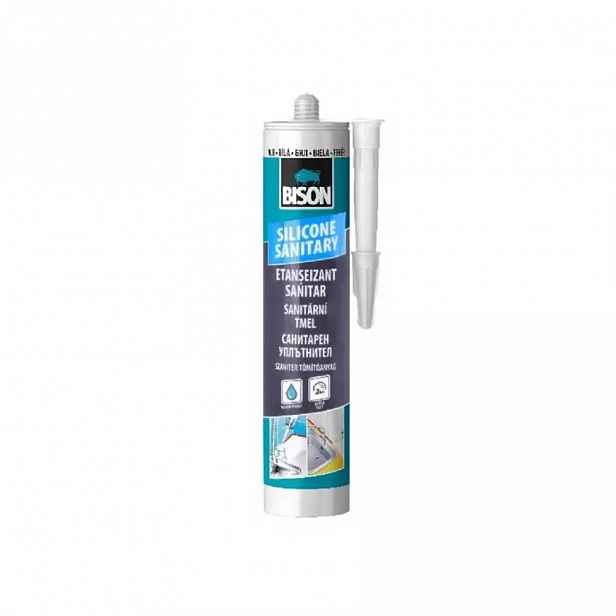 Silikon sanitární Bison 280 ml bílý