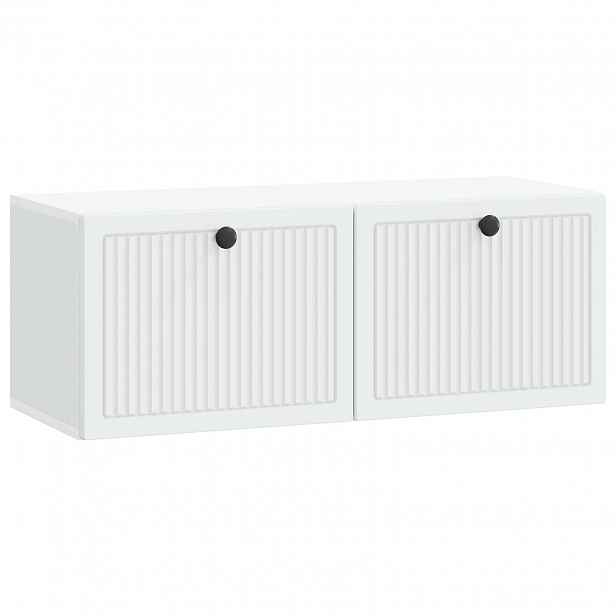 vidaXL Nástěnná TV skříň Bílá 78,5 x 31 x 30 cm Kompozitní dřevo