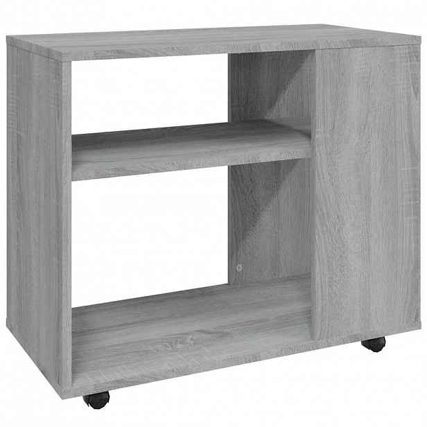 vidaXL Odkládací stolek šedý sonoma 70 x 35 x 60,5 cm kompozitní dřevo