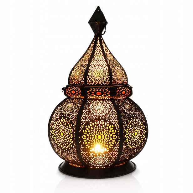 Marocká Dekorativní Lucerna, Orientální Svíčka, Lampion, Efekt Stínů