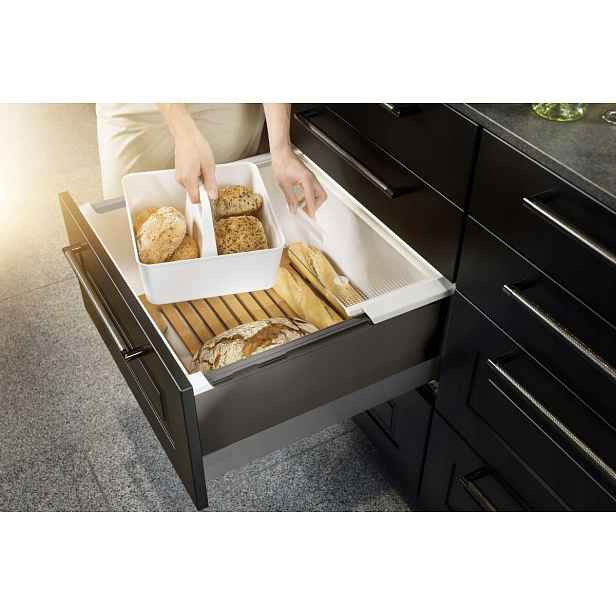 Moderní Šuplík Hailo Na Potraviny Pantry Box 600 MM Bílá