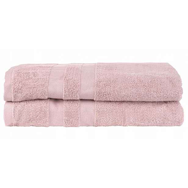Sada ručníků 70x140 Bavlna Růžová Moraj 2 balení