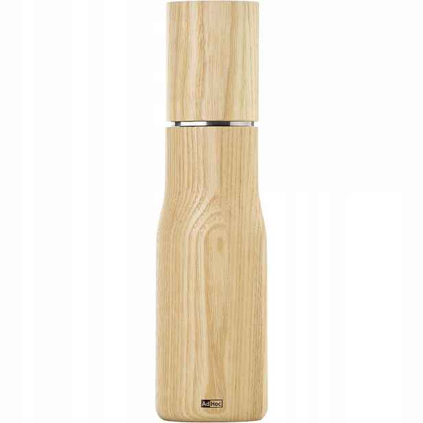 AdHoc Mlýnek na pepř/sůl, výška: 215 mm, průměr: 65 mm, světlý