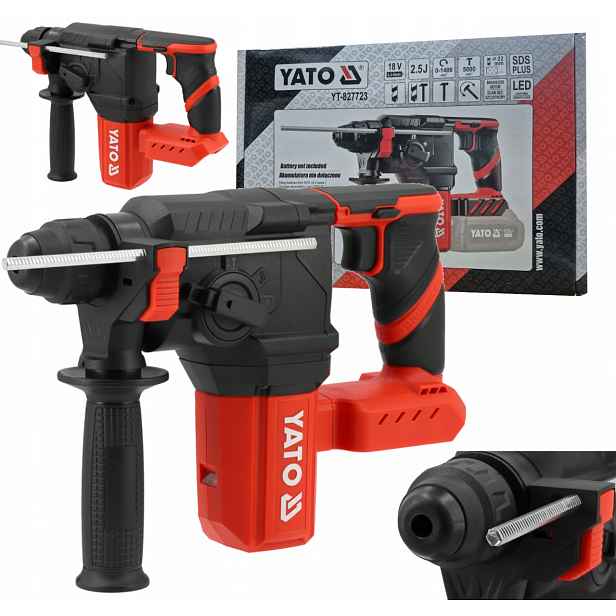 Akumulátorová Vrtačka Yato 18 V bezkartáčová Sds Plus pro betonu