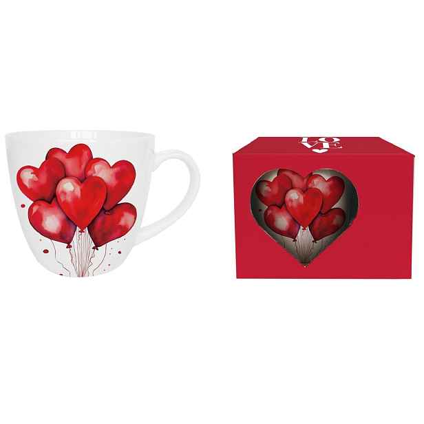 DUO - Hrnek 460ml BALLOONS 1 v krabičce