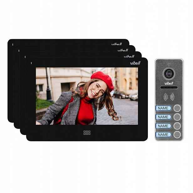 Rodinný videotelefon Felis Memo MULTI4 OR-VID-EX-1066/B černý