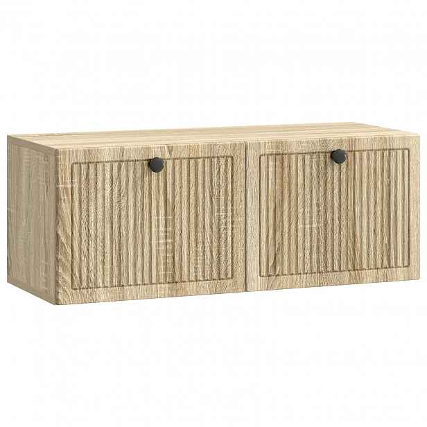 vidaXL Nástěnná TV skříň Dub sonoma 78,5 x 31 x 30 cm Kompozitní dřevo