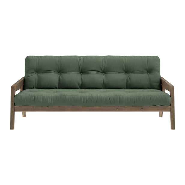 Zelená rozkládací pohovka 204 cm Grab - Karup Design