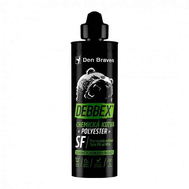Den Braven Chemické kotvy - Chemická kotva bez styrenu POLYESTER SF 380 ml kartuše 74012BD