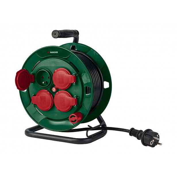 Parkside Prodlužovací Kabel bubnový 10 m 3x1,0 mm2 max. 2300 W