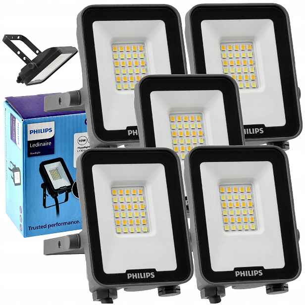 Philips Led reflektor 10W 1200lm Cct IP65 Lampa Ledinaire Venkovní x5
