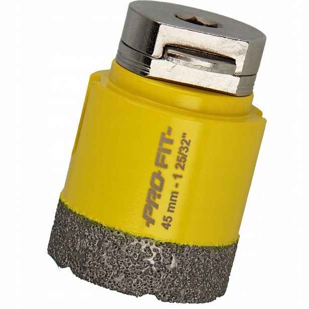 Pro-fit Korunkový Vrták Diamantová D45 mm S10HEX kámen