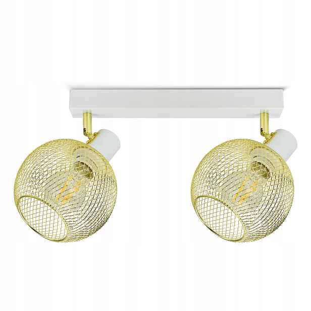 Stropní Svítidlo Lustr Stropní Svítidlo Gold Globe 488-BG2 Led 2xE27 Led Pohyblivá