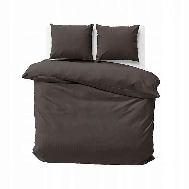 Sada Povlečení Z Adamašku 160x200 Pure Collection Mocha (čokoládová)