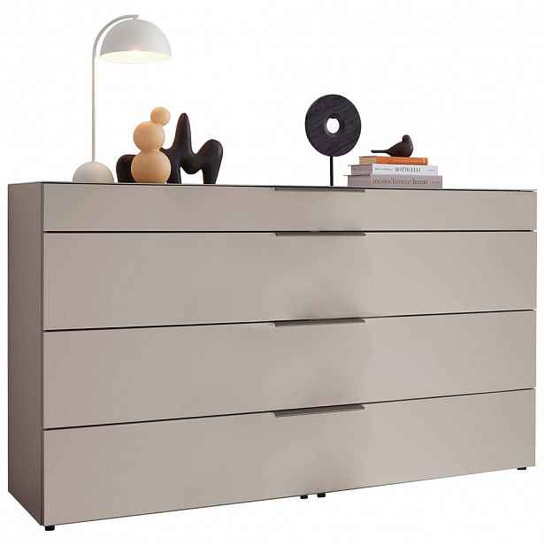 Dieter Knoll ŠIROKÁ KOMODA, šedá, 160/91,2/43 cm