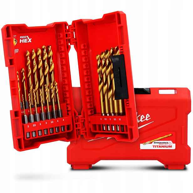 Příklepové vrtáky do kovu Shockwave Milwaukee Hss-g
