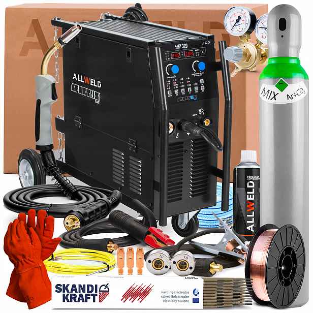 Svařovací Stroj Spartus Easymig 320 400V 300A Tig Lift Synergie Svařování 2T/4T