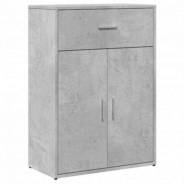 vidaXL Příborník betonově šedý 60x30x84 cm kompozitní dřevo