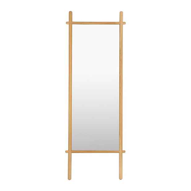 Stojací zrcadlo s dřevěným rámem 58x160 cm Solene – White Label